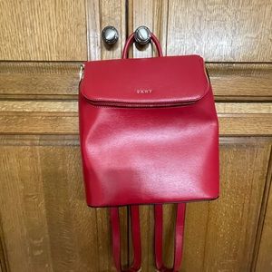 COPY - COPY - Red DKNY women’s backpack purse